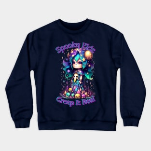 Spooky Kidz Creep It Real Crewneck Sweatshirt